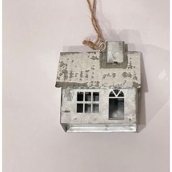 Wondershop Tin House Christmas Ornament - Picture 1 of 3